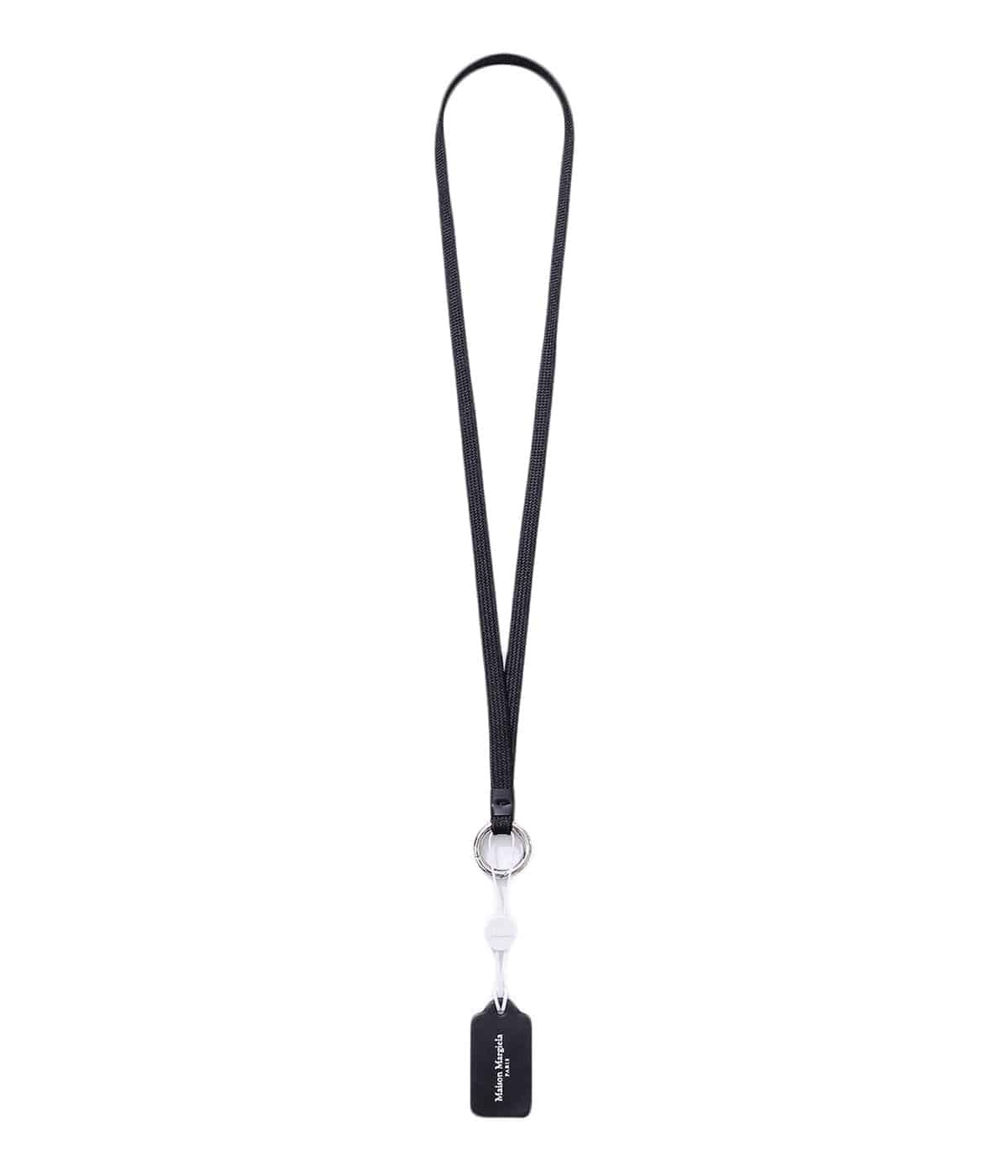 Amazon | [メゾン マルジェラ] TAG KEY RING WITH LACE ブラック